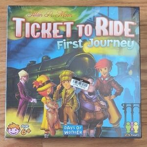 Days Of Wonder Ticket to Ride: First Journey Train Strategy Game Ages 6+ NWT